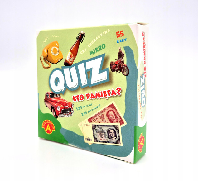 Gra planszowa Mikro Quiz Kto pamięta? Alexander
