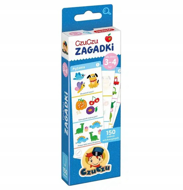 CzuCzu. Zagadki dla dzieci w wieku 3-4 lat