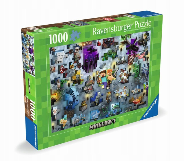 Puzzle Ravensburger 1000 elementów Minecraft Challenge