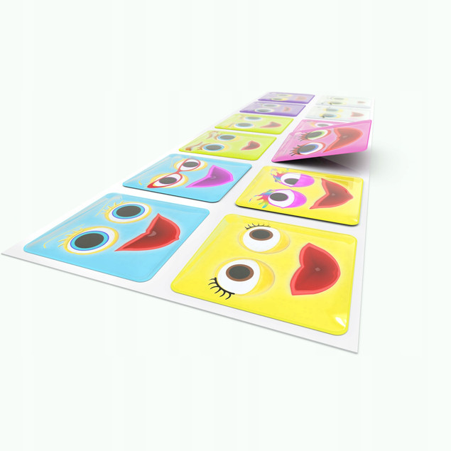Klocki Meli Figurki Emoti Pretty Zestaw 12 sztuk dla dzieci 3+