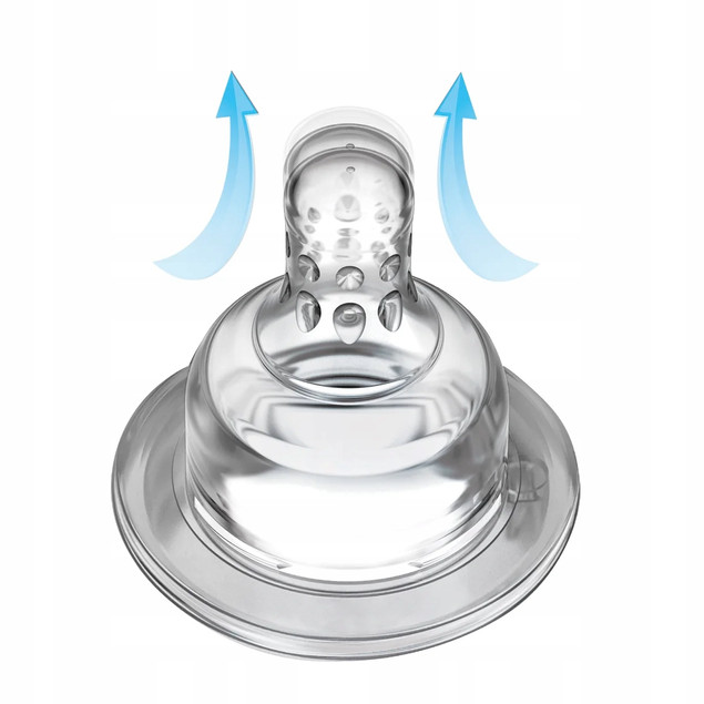 LOVI Smoczek Do Butelki SUPERVENT 3m+ Wolny 2szt.