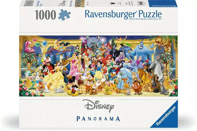 Puzzle 1000 Panorama Postacie Disney