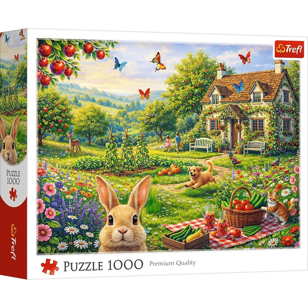 Puzzle Trefl 1000 elementów Puzzle 1000 el. Domek na wsi