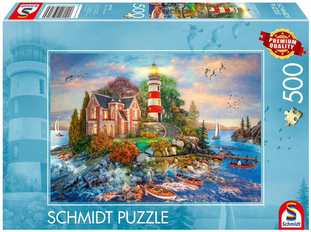 Schmidt Puzzle 500 el. Latarnia Morska Premium Quality
