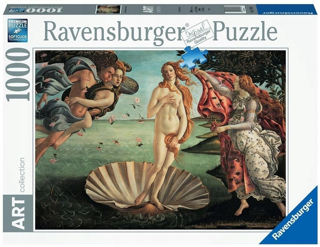 RAVENSBURGER Sandro Botticelli: Narodziny Wenus 1000 elementów