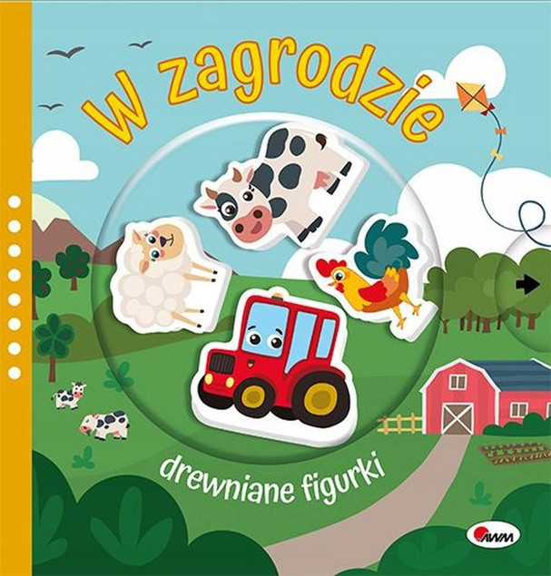 W zagrodzie. Drewniane figurki Natalia Kawałko-Dzikowska