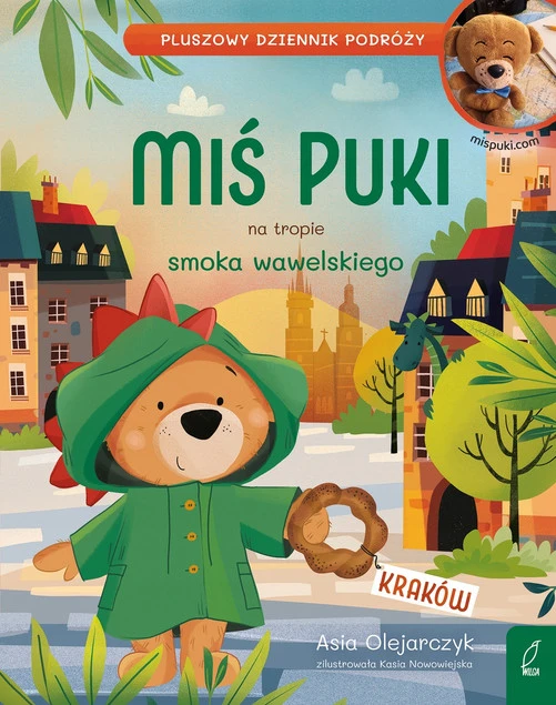 Miś Puki na tropie smoka wawelskiego okładka