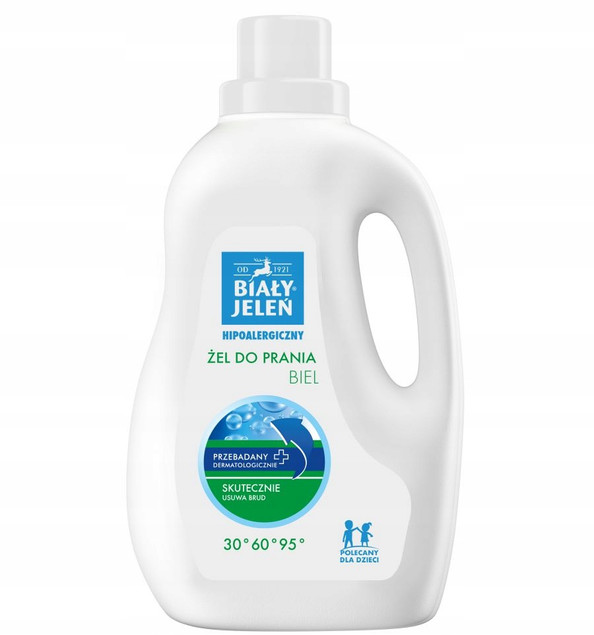 Biały Jeleń Hipoalergiczny Żel Do Prania Biel 1,5 L (2x750ml)