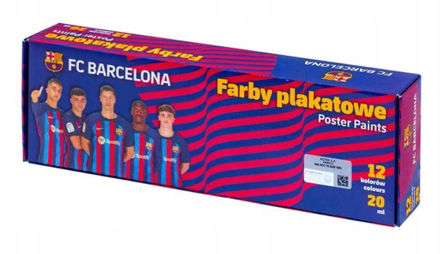 Farby plakatowe FC Barcelona 12 kol. 20ml