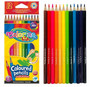 Kredki Ołówkowe Wymazywalne Z Gumką Heksagonalne Kids 12 Szt. Colorino