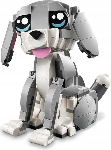 LEGO Creator 3 w 1 31163 Figlarny Kotek - Kot, Pies, Gołąb