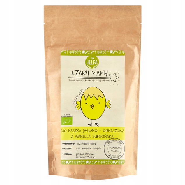 HELPA Kaszka Bio MIX Smaków Bez Cukru 200gx3