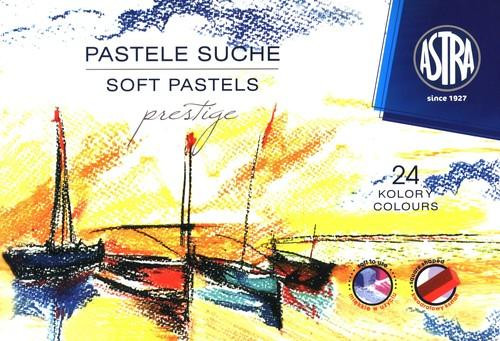 Pastele Suche Kredki PASTELOWE Astra Prestige 24 Kolory (453345)
