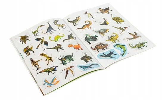 Naklejki edukacyjne Dinozaury – przykładowe strony 3