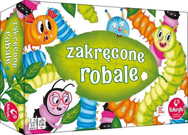Zakręcone Robale - gra rodzinna Kukuryku