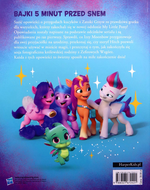 MY LITTLE PONY Nowe Pokolenie Bajki 5 Minut Przed Snem 3+ HarperKids