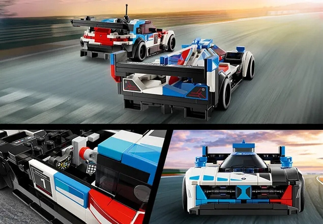 LEGO Speed Champions Samochody Wyścigowe BMW M4 GT3 & M Hybrid V8 676el. 9+