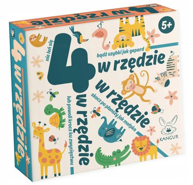 Gra 4 w rzędzie Kangur rozgrywka