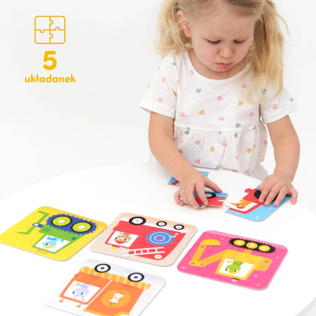 Puzzle Układam Pojazdy 2+ CzuCzu