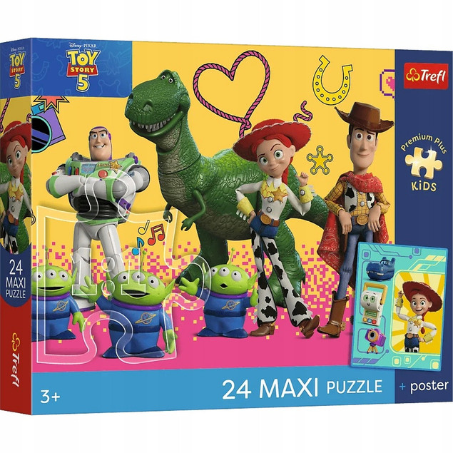 Trefl Puzzle 24 Elementy Maxi Zabawki i Przyjaciele 14394 TR