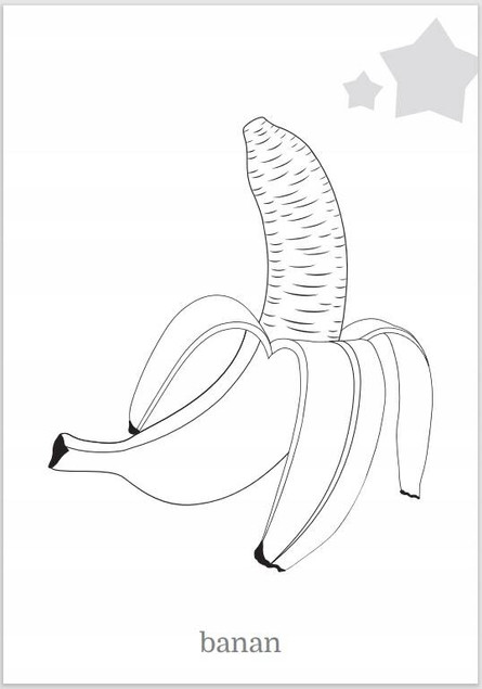 Maluszkowe malowanie. Owoce