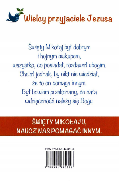 Historia św. Mikołaja Wielcy przyjaciele Jezusa Francesca Fabris