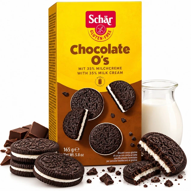 Schar Chocolate O's bezglutenowe ciastka