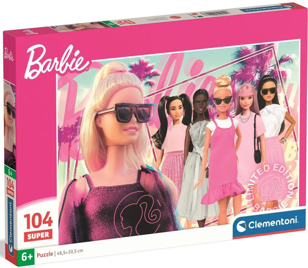 Puzzle Super Barbie 104 elementy Clementoni
