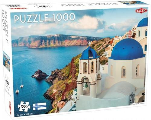 Puzzle Tactic Santorini, Grecja 1000 elementów Krajobraz Wyspy
