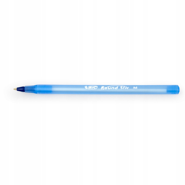 BIC Długopis Round Stick Szkolny Biurowy 1,0 mm NIEBIESKI