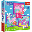 Puzzle Trefl ZWYCZAJE ŚWINKI PEPPY 3w1 dla dzieci 106 elementów