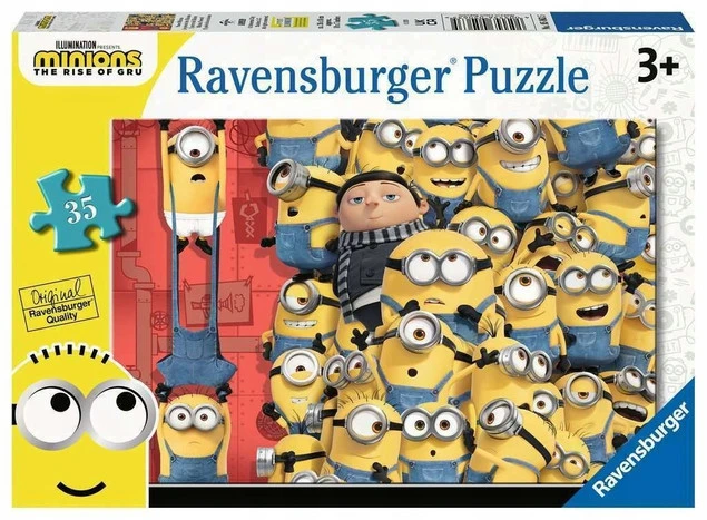 Puzzle Ravensburger Minionki 2, ułożony obrazek