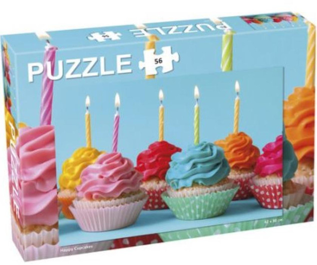 Puzzle Tactic 56 elementów Babeczki Cupcakes dla Dzieci 7+