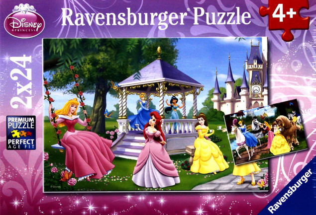 RAVENSBURGER 2x24 el. Magiczne Księżniczki (Puzzle)