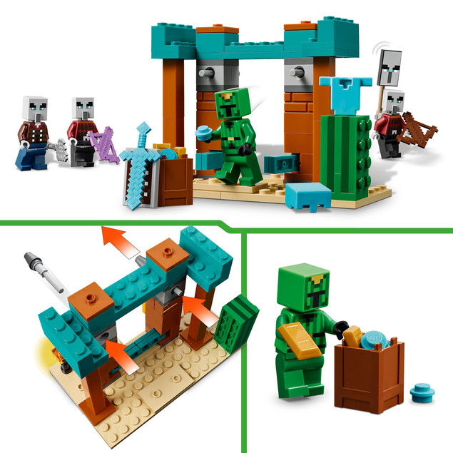 LEGO® MINECRAFT 21267 Pustynny patrol złosadników