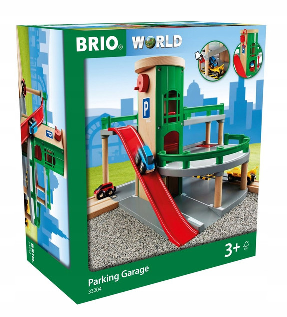 Kolejka Brio Parking 33204 - Wielopoziomowy Garaż dla Dzieci