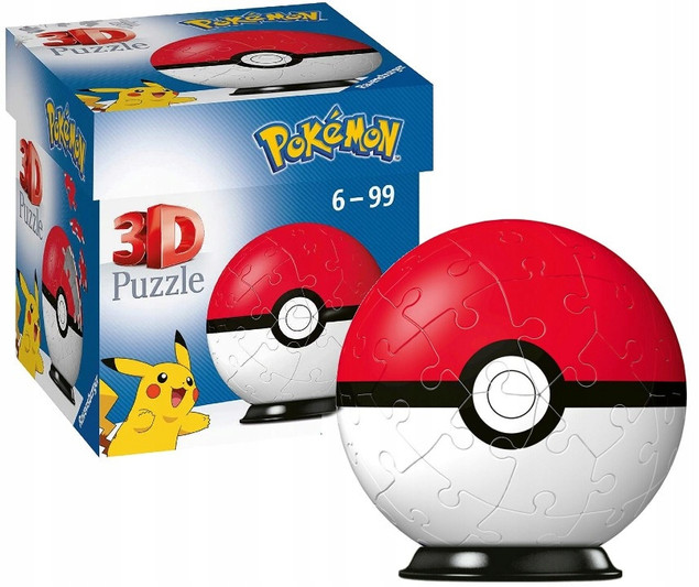 Puzzle 3D Ravensburger Pokemon 55 elementów