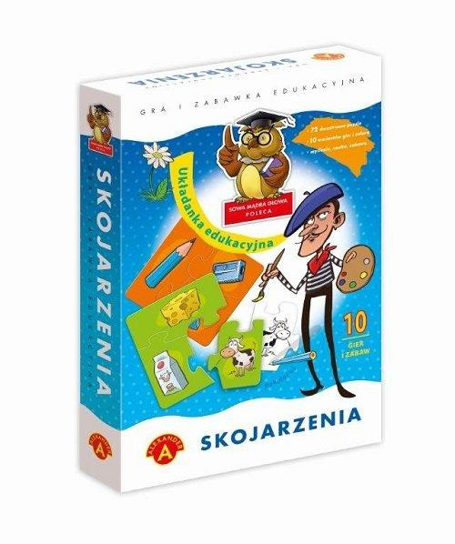SKOJARZENIA Gra Planszowa Koncentracja Logiczne Myślenie 3+ Alexander 1317