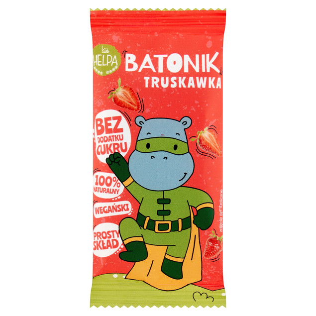Batonik truskawka 20 g HELPA