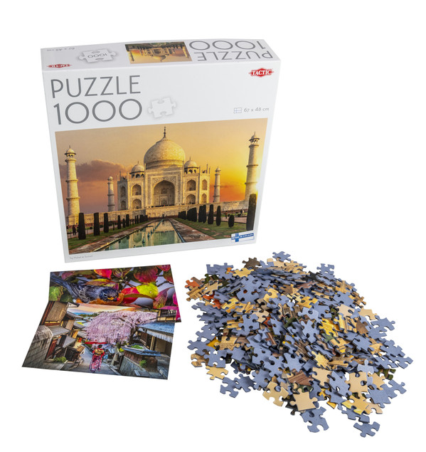 Puzzle 1000 Taj Mahal o Zachodzie Słońca Tactic Puzzle Lovers