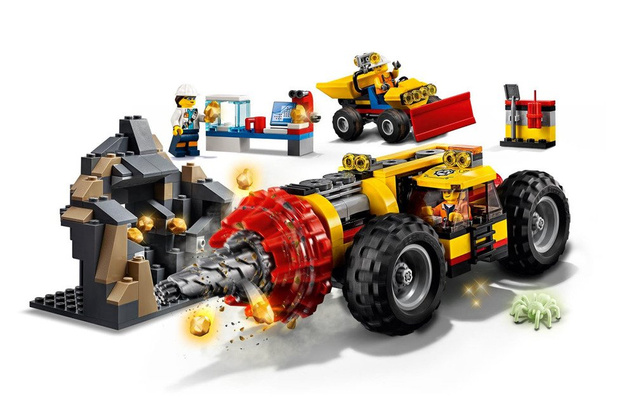 Klocki Ciężkie wiertło górnicze LEGO CITY 60186  