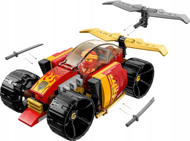 LEGO Ninjago Samochód Wyścigowy Ninja Kaia EVO 94 el. 6+ 71780