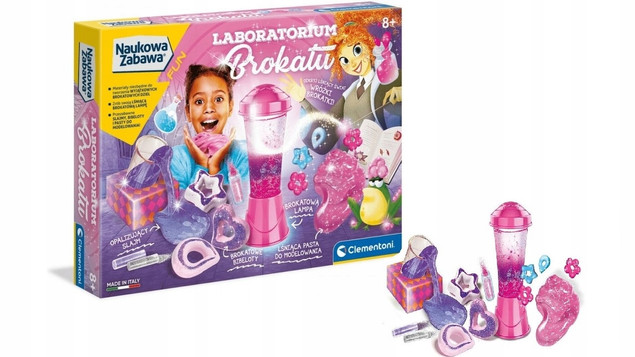 Naukowa Zabawa Laboratorium Brokatu Clementoni