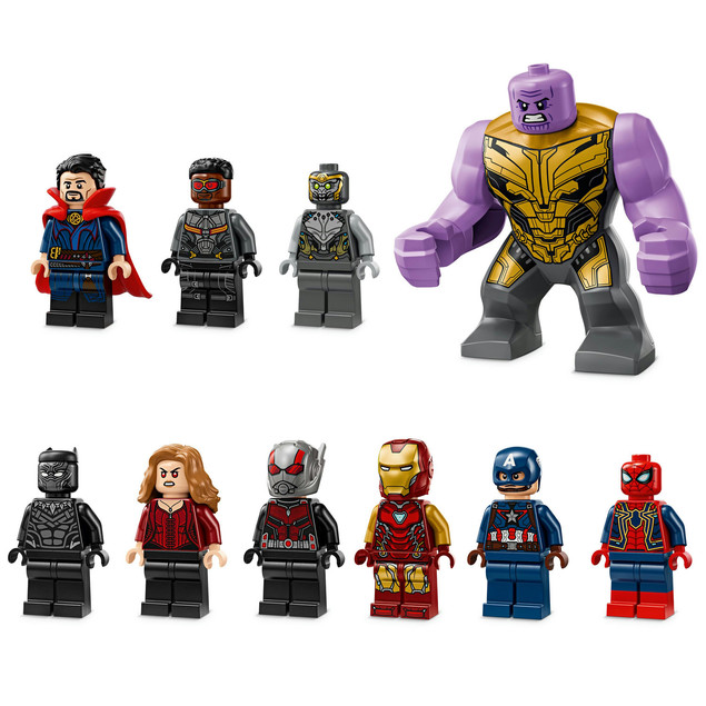 Klocki LEGO Marvel Avengers: Koniec gry – Ostateczna Bitwa 76323 (621 elementów)