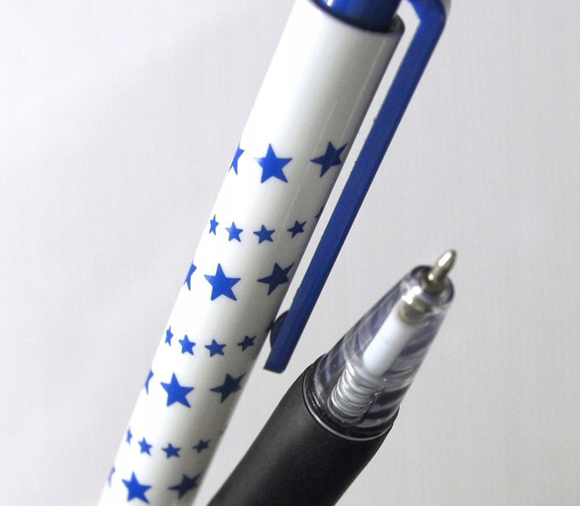 Długopis automatyczny Toma niebieski Superfine 0.5 mm
