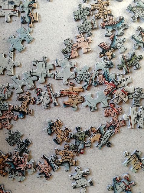 Tactic Puzzle 500 Stara Mapa Świata Fińskie 47x31cm dla 8+