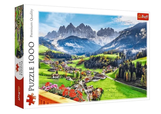 Puzzle Trefl 1000 St. Magdalena Dolomity Włochy 10946