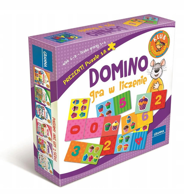 Granna Domino | Gra w Liczenie i Rozpoznawanie Cyfr dla Dzieci