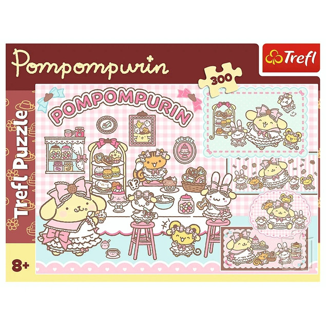 Trefl Puzzle Pompompurin 300 el. Cukierkowy świat Pompompurina
