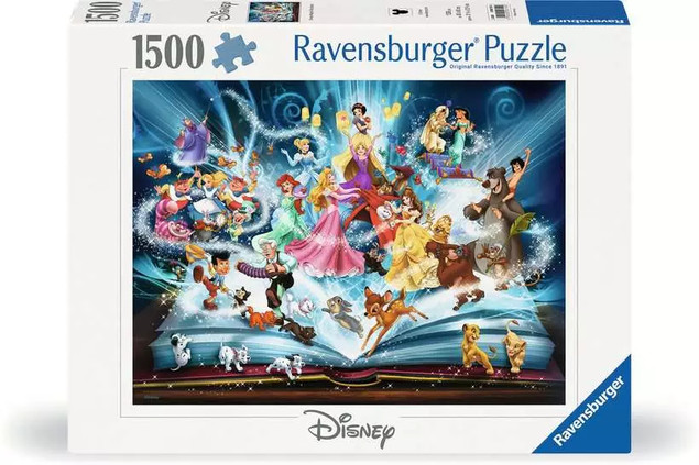 Puzzle Ravensburger 1500 elementów Księga opowieści Disneya
